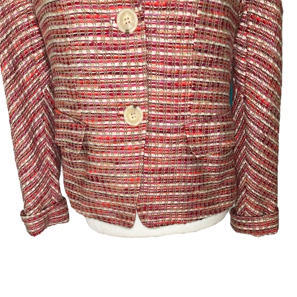 Lafayette 148 Tweed Cropped Blazer - 6 - Picture 3 of 11